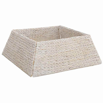 Kerstboomkraag Wit 70 x 70 x 28 cm Waterhyacint