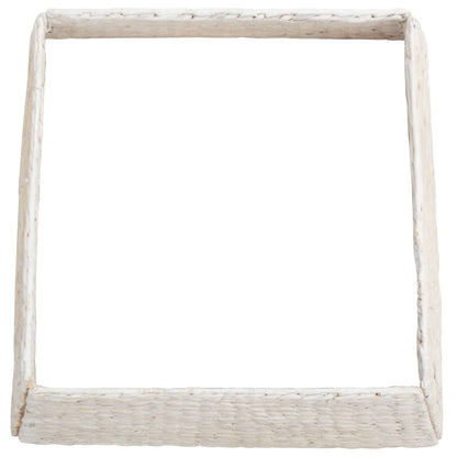 Kerstboomkraag Wit 70 x 70 x 28 cm Waterhyacint