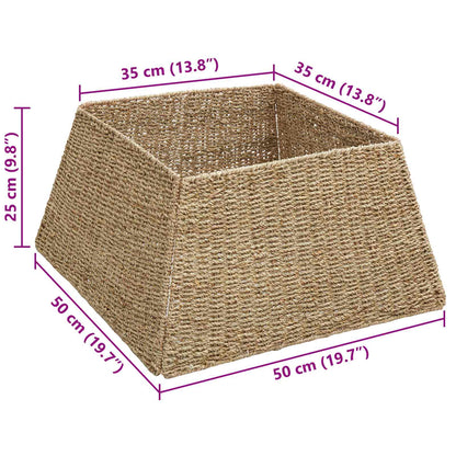 Kerstboomkraag Bruin 50 x 50 x 25 cm Zeegras