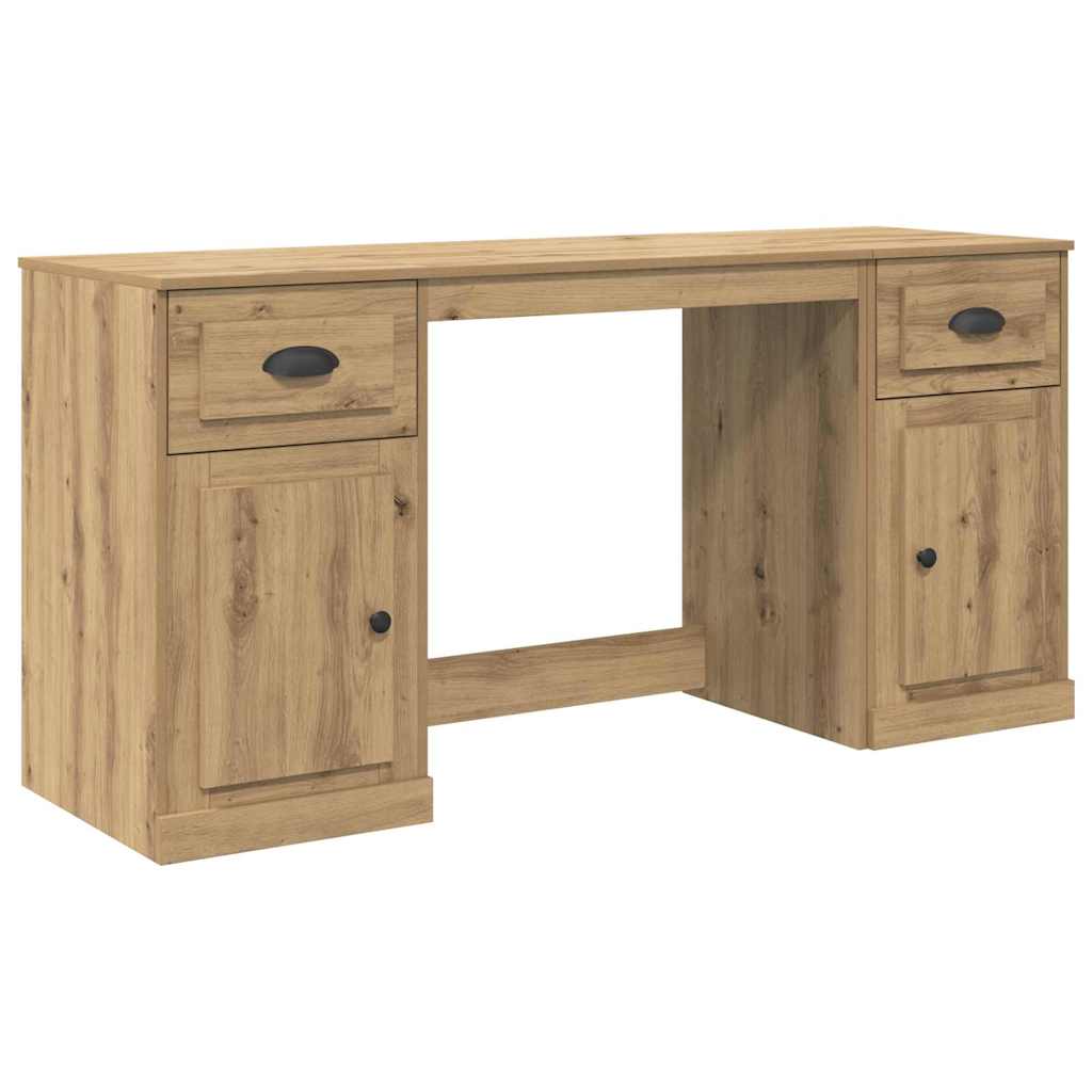 Bureau met kast Artisan Eiken 154,5 x 50 x 75 cm Bewerkt hout