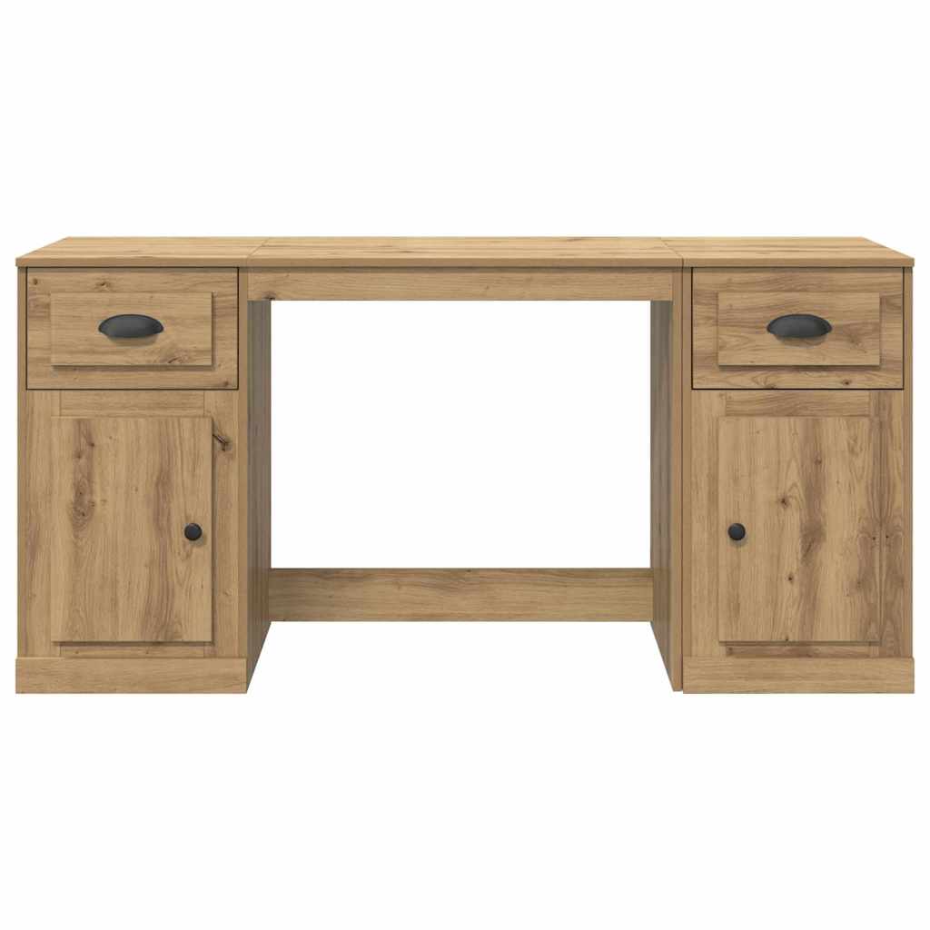 Bureau met kast Artisan Eiken 154,5 x 50 x 75 cm Bewerkt hout