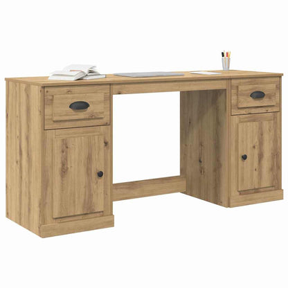 Bureau met kast Artisan Eiken 154,5 x 50 x 75 cm Bewerkt hout
