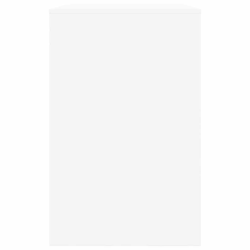 Bureau met lade met opslag Wit 100 x 50 x 78 cm Bewerkt hout