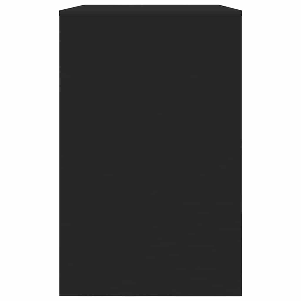 Bureau met lade met opslag Zwart 100 x 50 x 78 cm Bewerkt hout