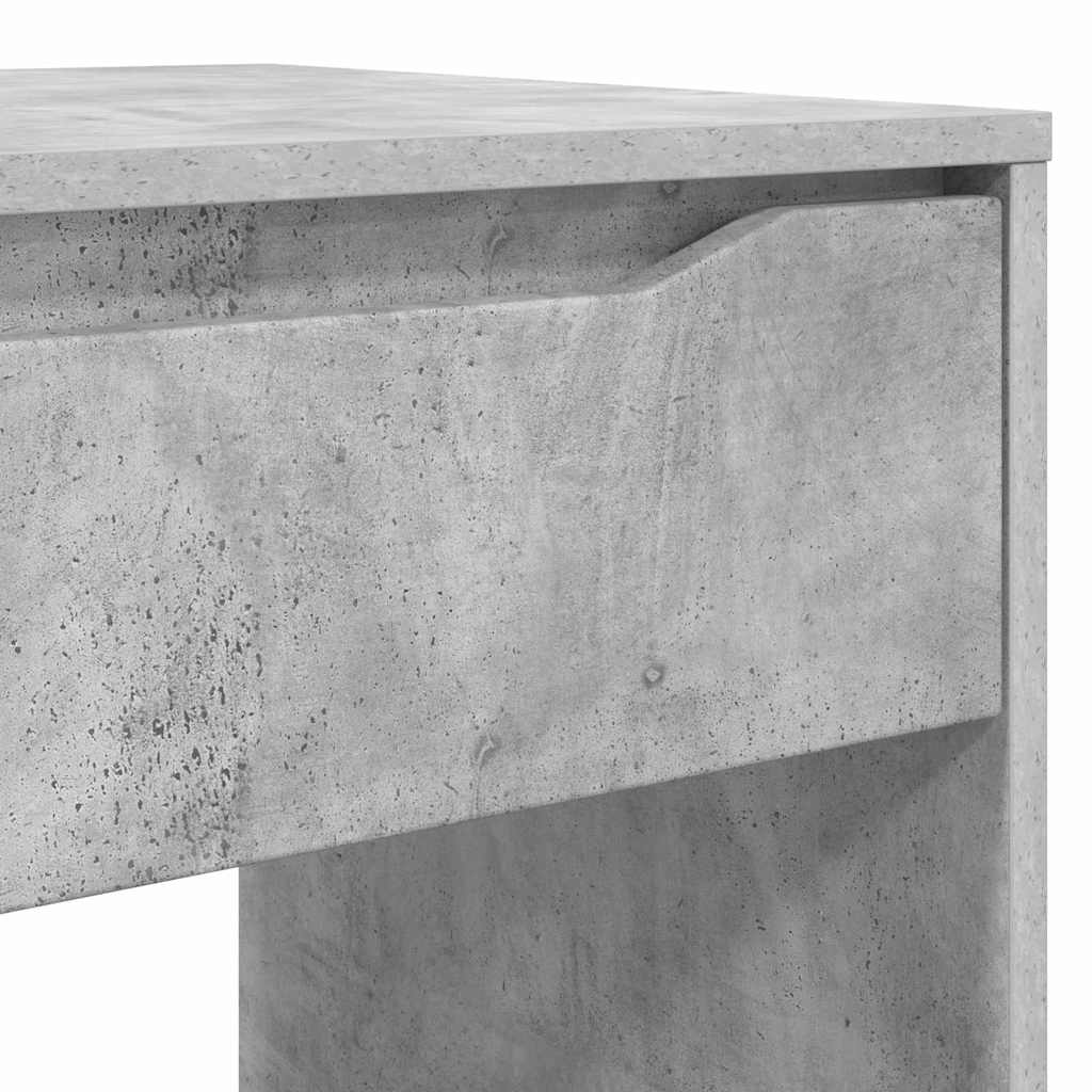 Bureau met lade Beton Grijs 100 x 50 x 78 cm Bewerkt hout