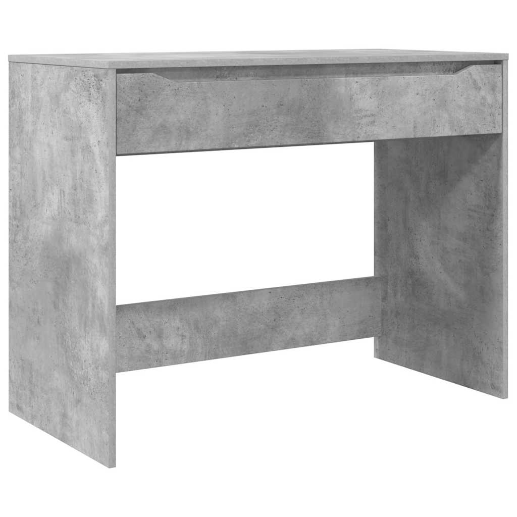 Bureau met lade Beton Grijs 100 x 50 x 78 cm Bewerkt hout