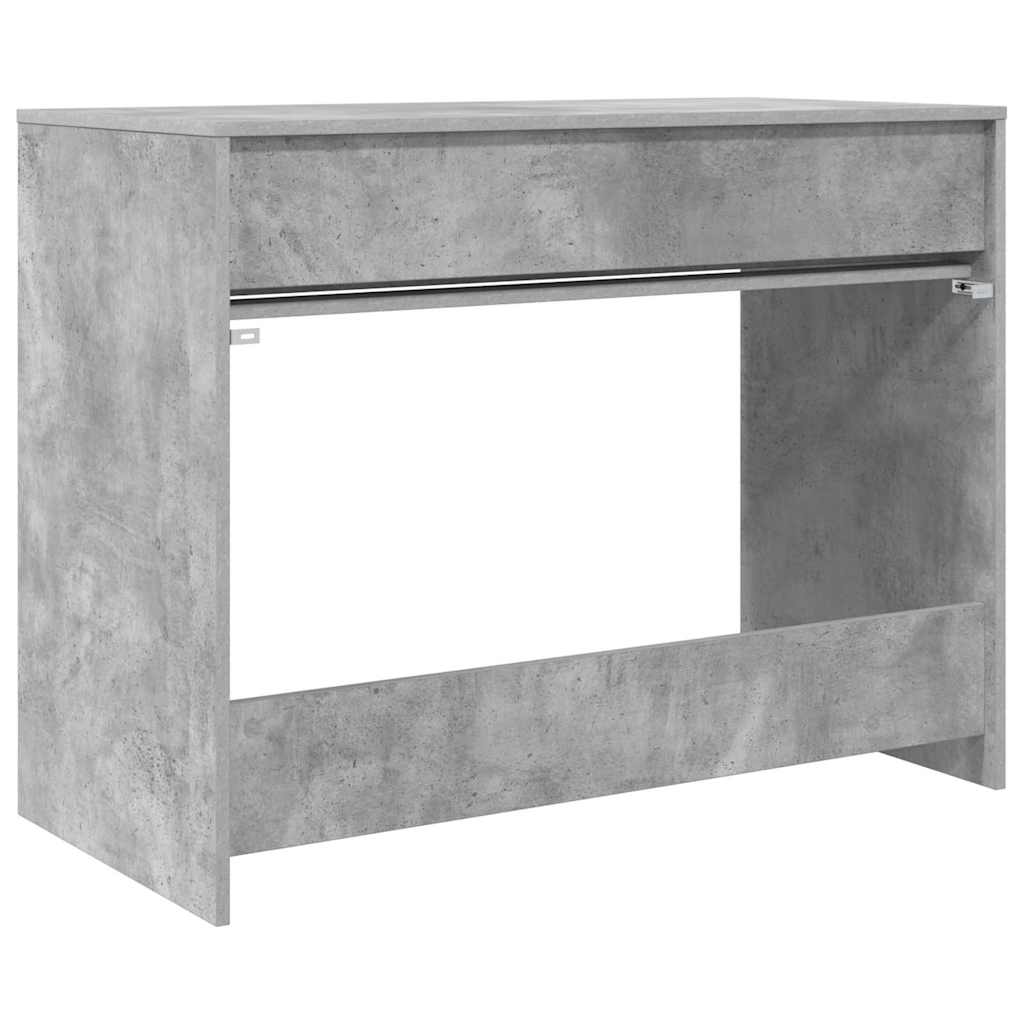 Bureau met lade Beton Grijs 100 x 50 x 78 cm Bewerkt hout