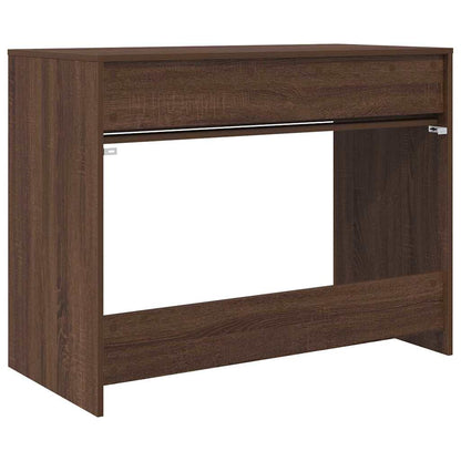 Bureau met lade Bruin Eiken 100 x 50 x 78 cm Bewerkt hout