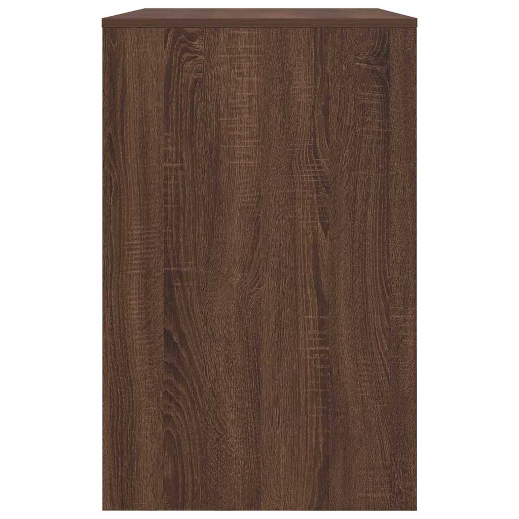 Bureau met lade Bruin Eiken 100 x 50 x 78 cm Bewerkt hout