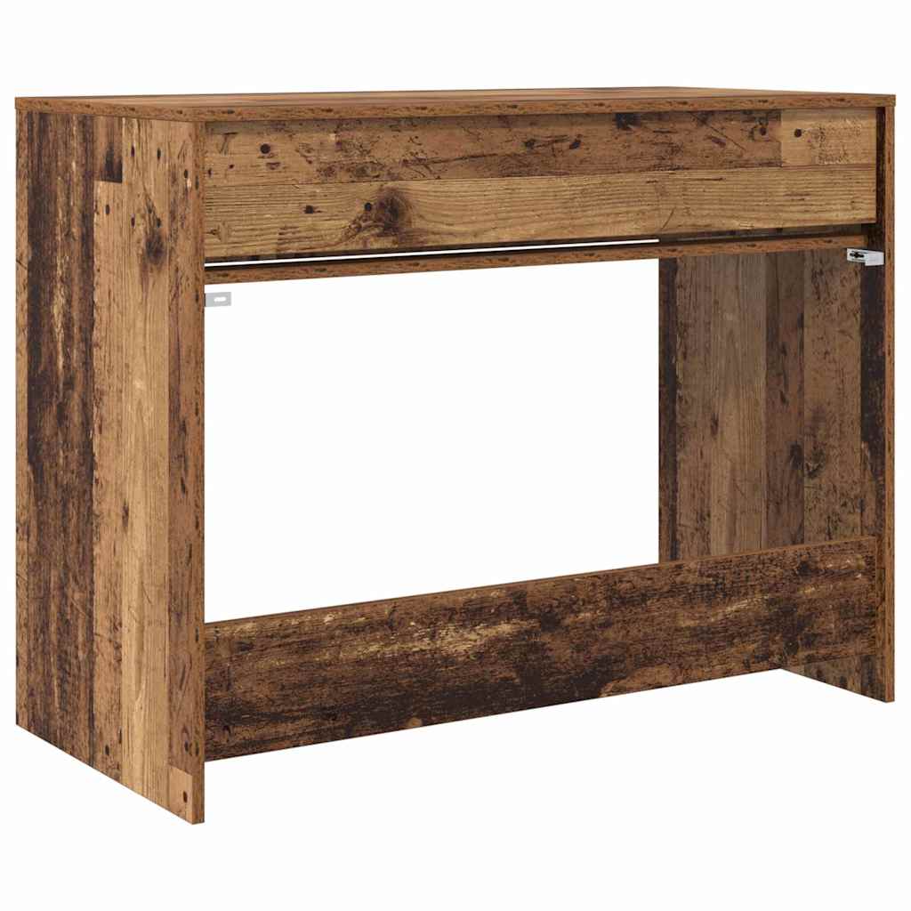 Bureau met lade Oud Hout 100 x 50 x 78 cm Bewerkt hout