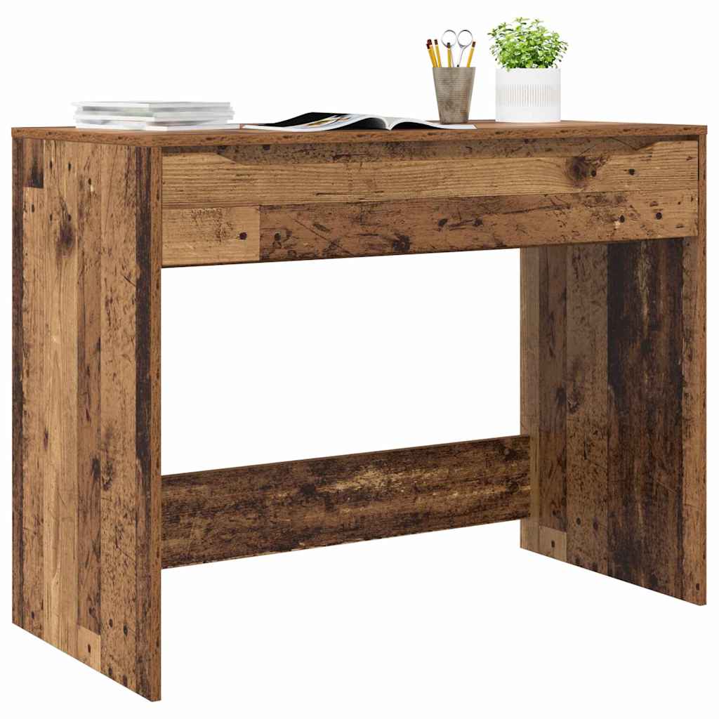 Bureau met lade Oud Hout 100 x 50 x 78 cm Bewerkt hout
