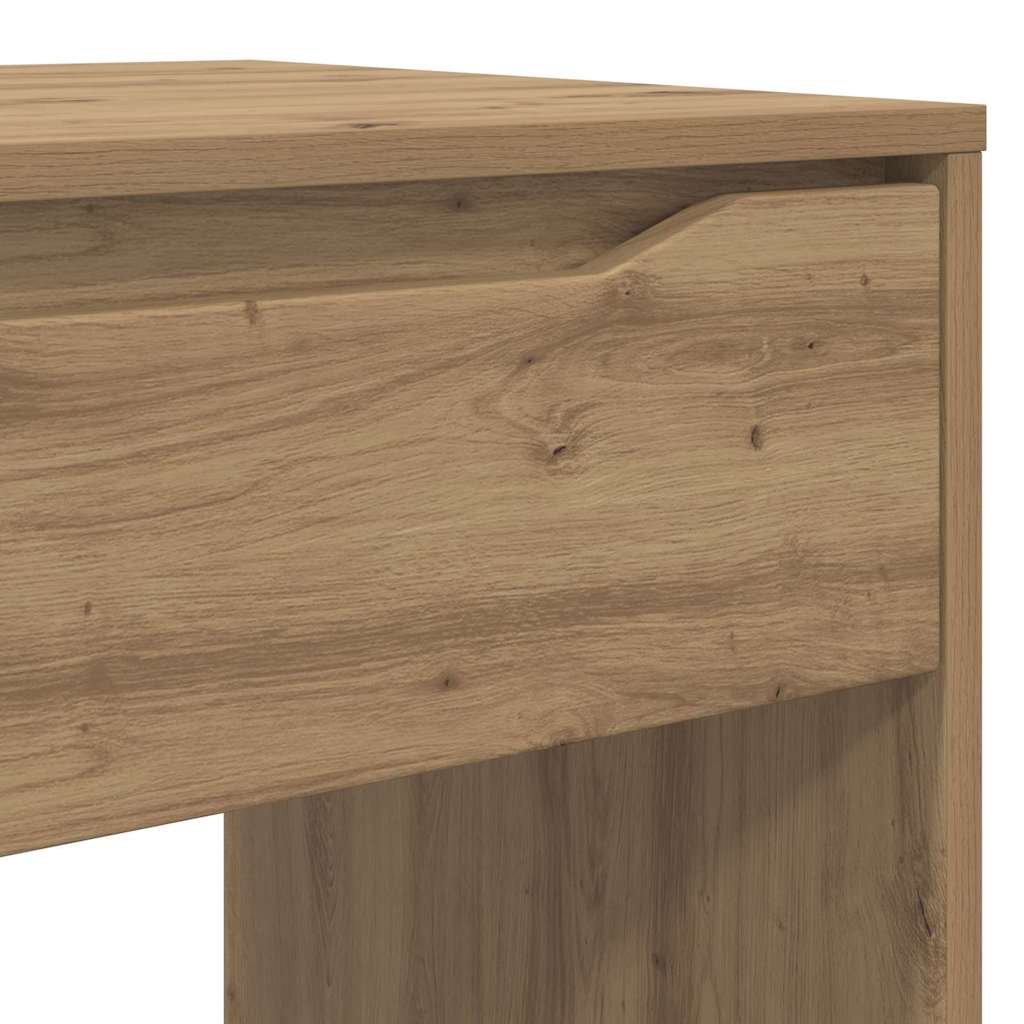 Bureau met lade Artisan Eiken 100 x 50 x 78 cm Bewerkt hout