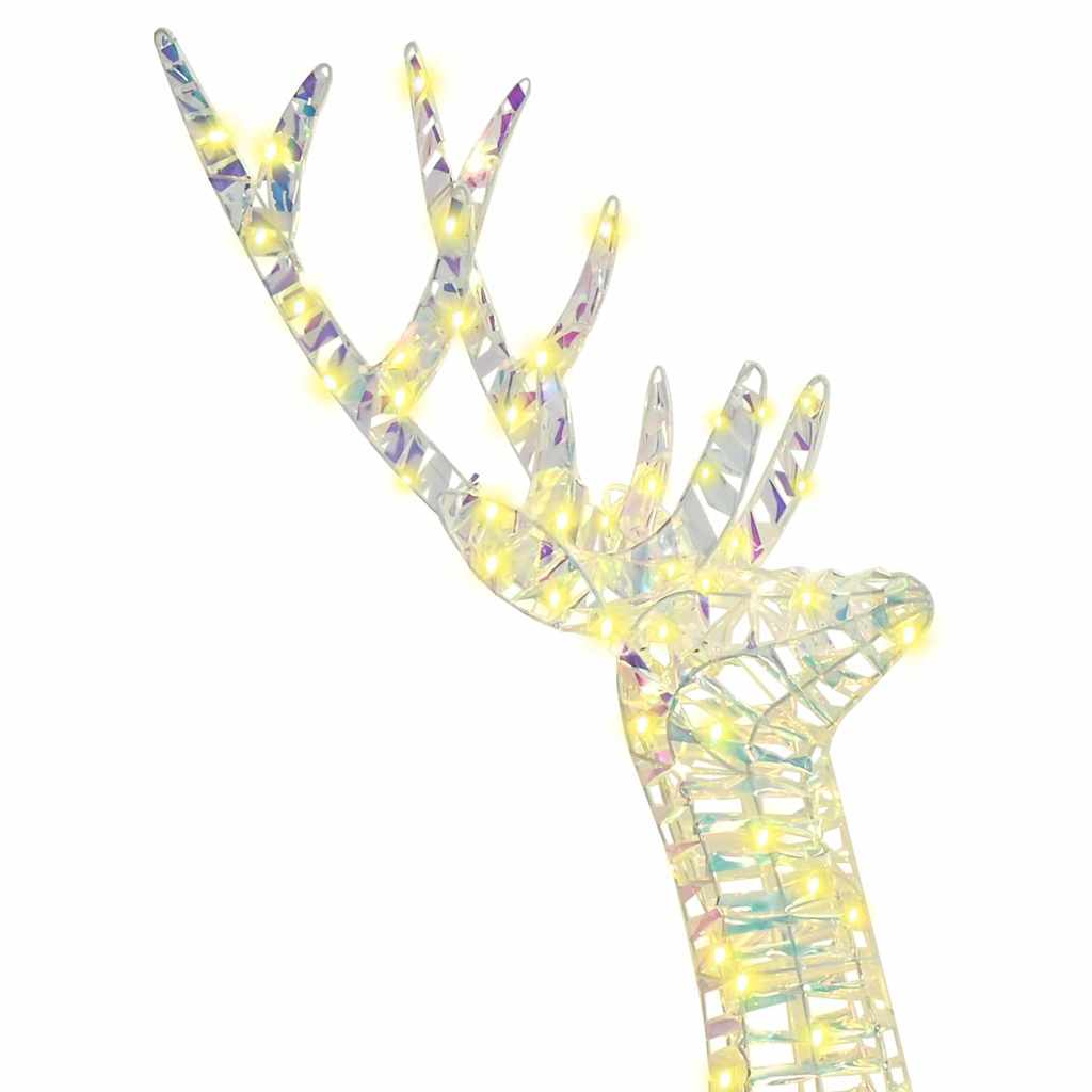 3D Rendier met 140 LED Warmwit 128 cm PET