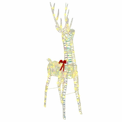 3D Rendier met 140 LED Warmwit 128 cm PET