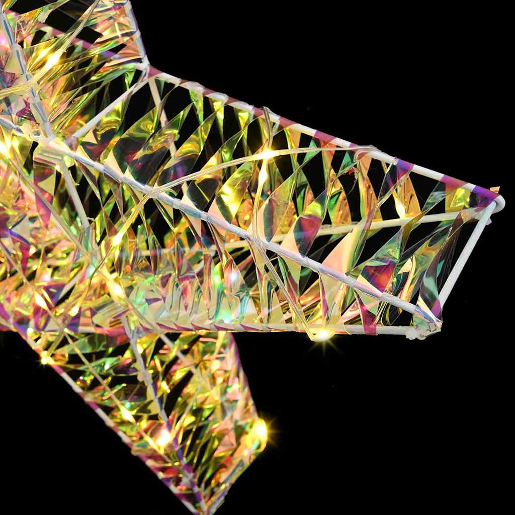 3D Ster met 50 LED Warmwit 55 x 52.5 x 9 cm PET