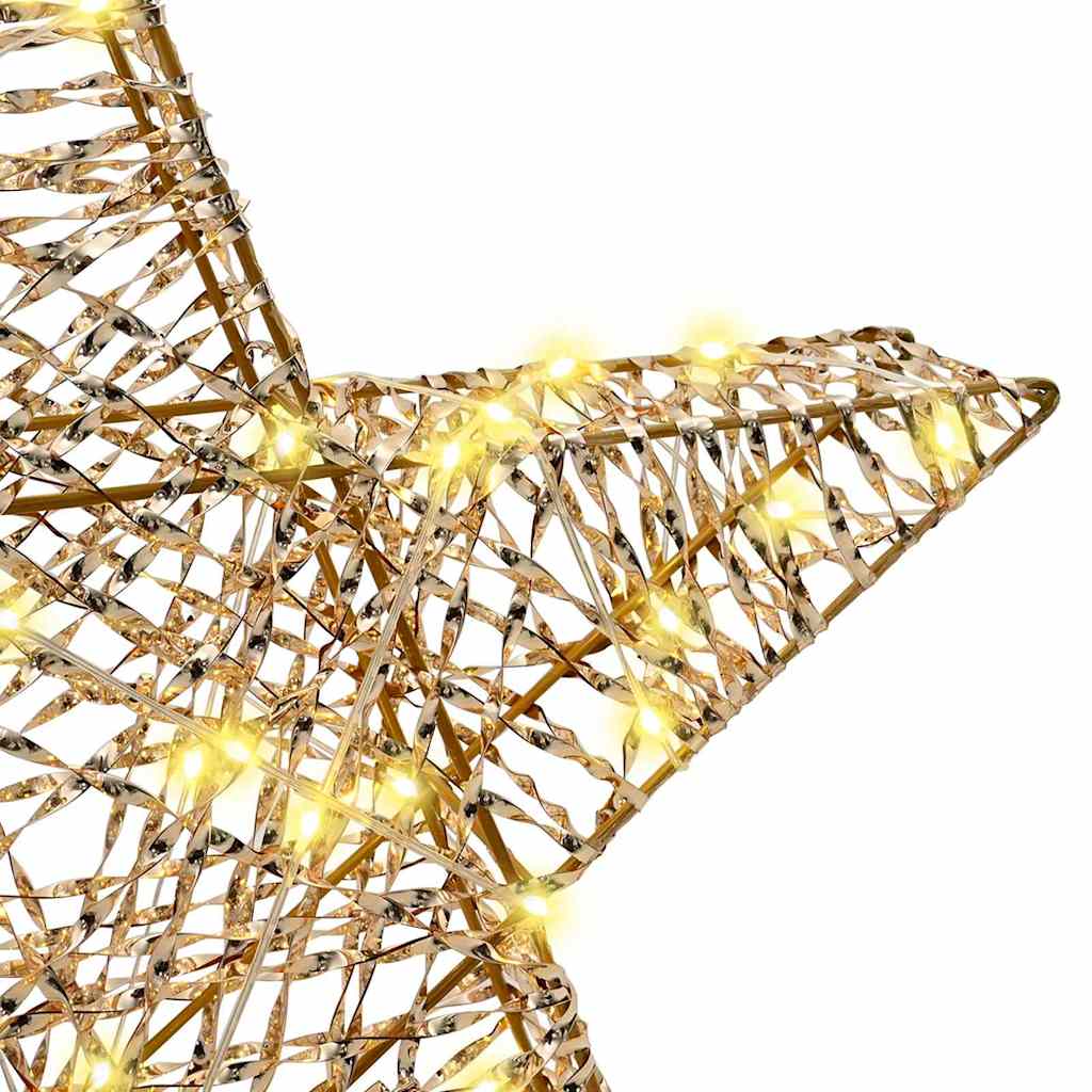 3D Ster met 50 LED Warmwit 55 x 52.5 x 9 cm PET