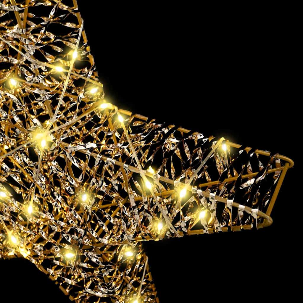 3D Ster met 50 LED Warmwit 55 x 52.5 x 9 cm PET