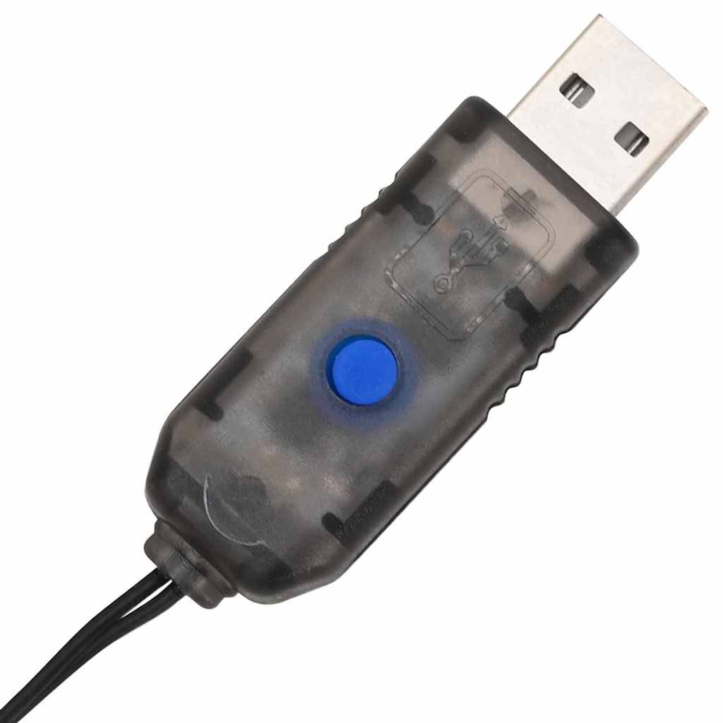 Bal met 192 LED 2 pcs Warmwit 32 cm Metaal