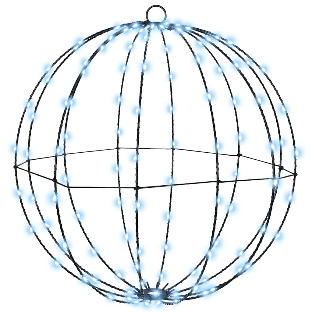 Bal met 120 LED Koudwit 40 cm Metaal