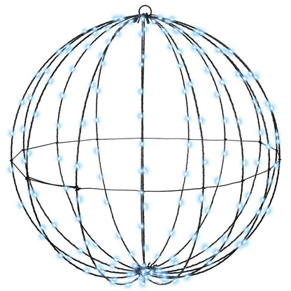 Bal met 192 LED Koudwit 60 cm Metaal