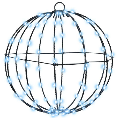 Bal met 192 LED 2 pcs Koudwit 30 cm Metaal