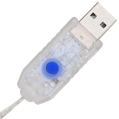 Krans met 80 LED Koudwit 92 x 9.5 x 92 cm Acryl