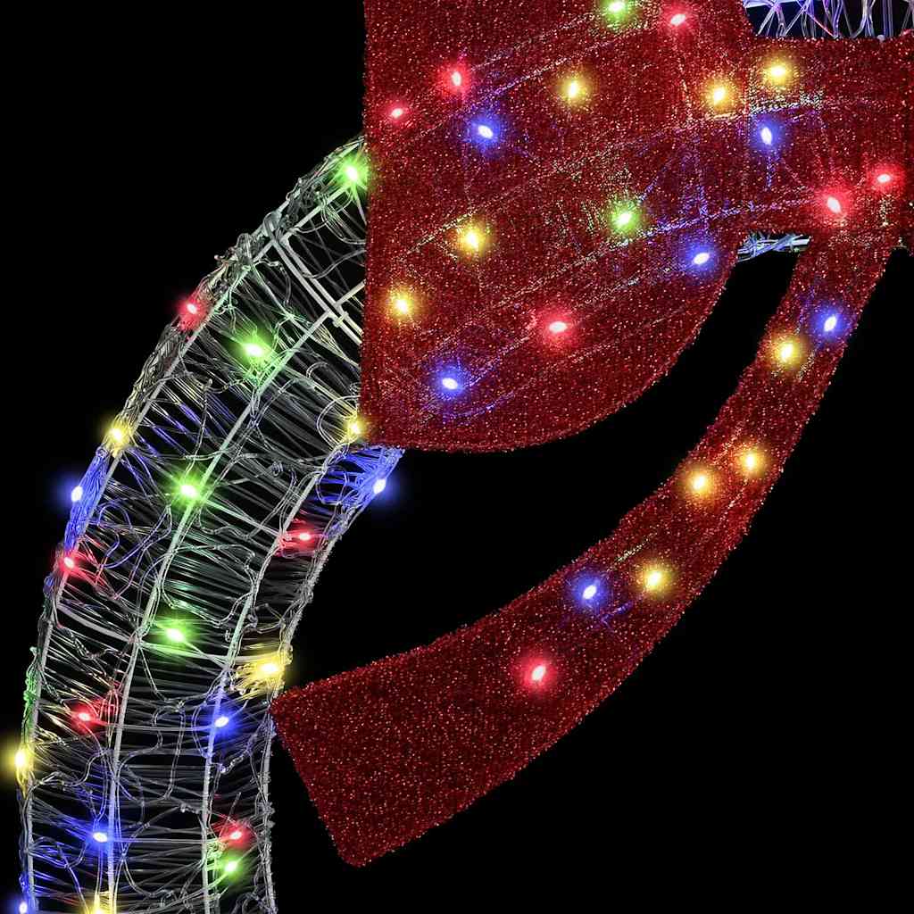 Krans met 150 LED Multikleur 120 cm Acryl