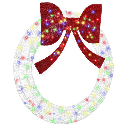 Krans met 150 LED Multikleur 120 cm Acryl