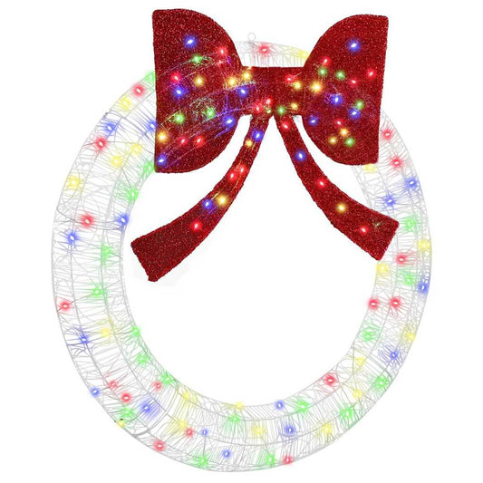 Krans met 150 LED Multikleur 120 cm Acryl