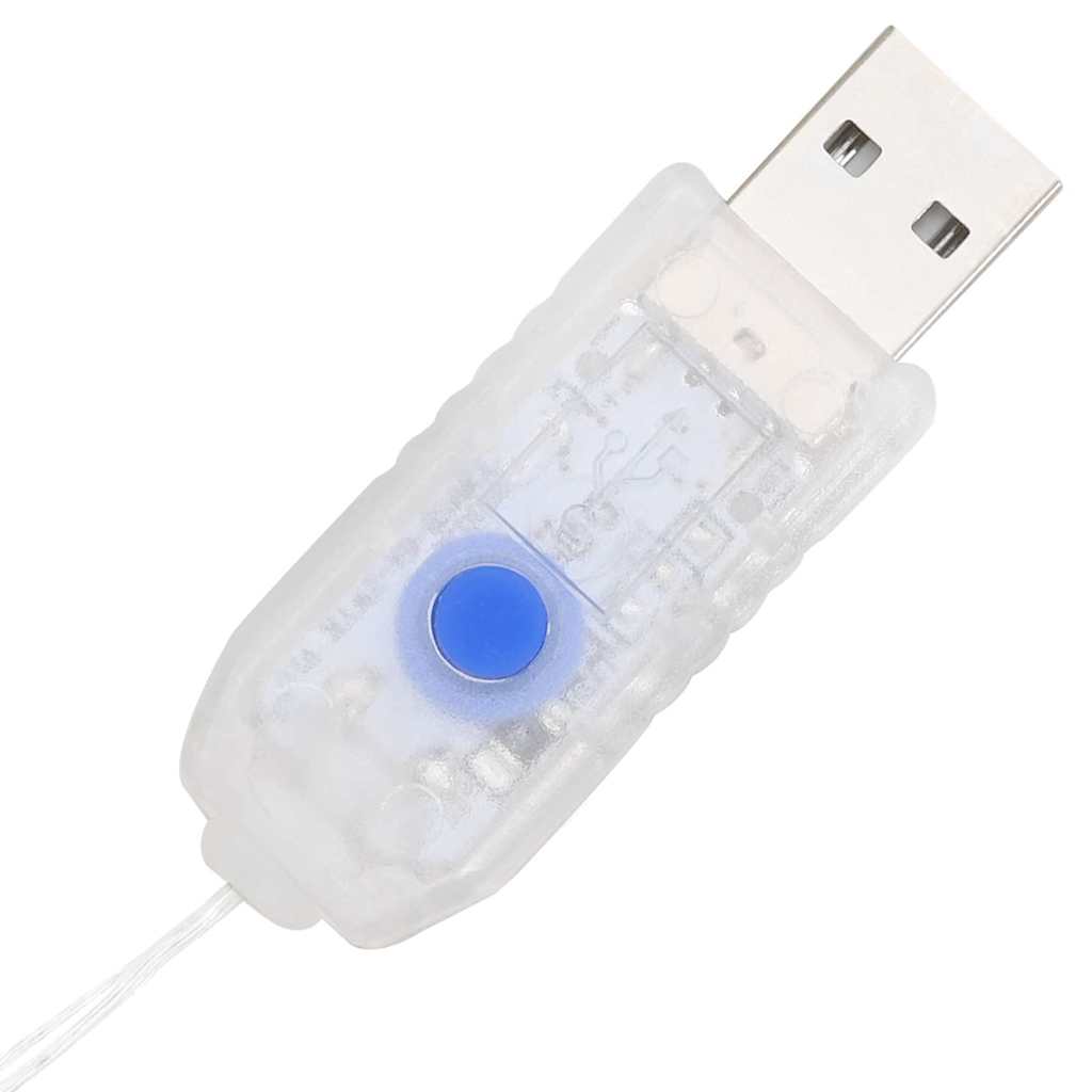 Krans met 60 LED Warmwit 75 cm PET