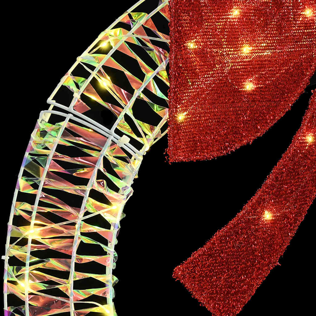 Krans met 80 LED Warmwit 90 cm PET