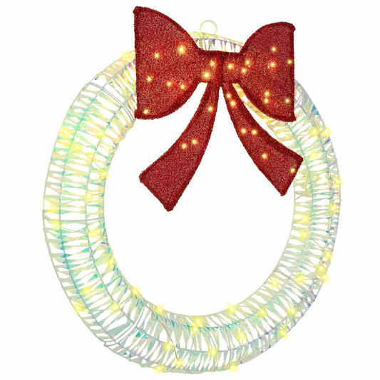 Krans met 80 LED Warmwit 90 cm PET