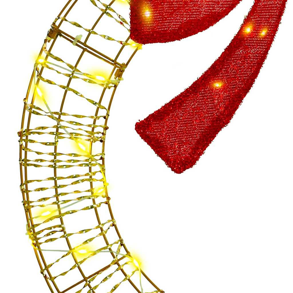 Krans met 60 LED Warmwit 75 cm PET