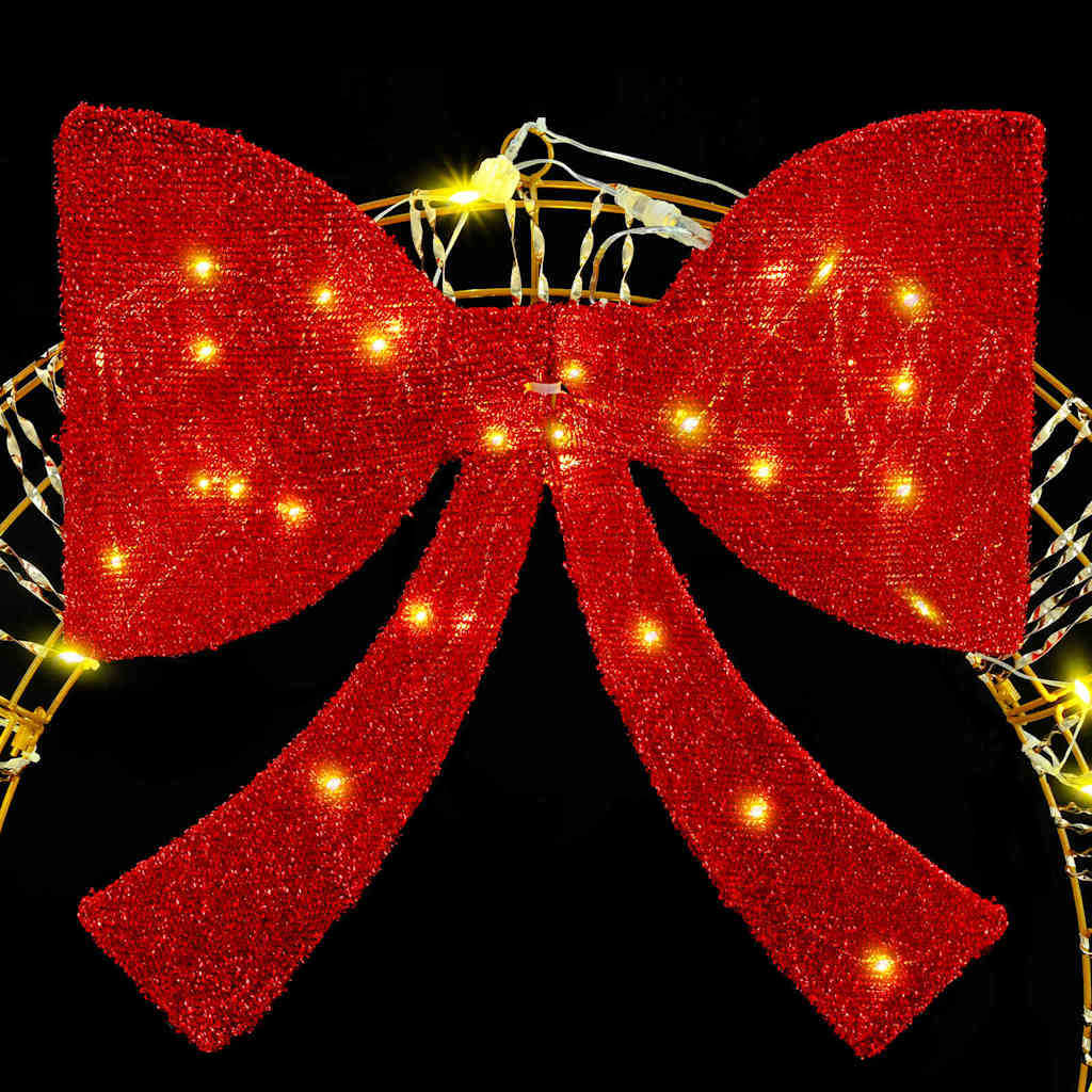 Krans met 60 LED Warmwit 75 cm PET