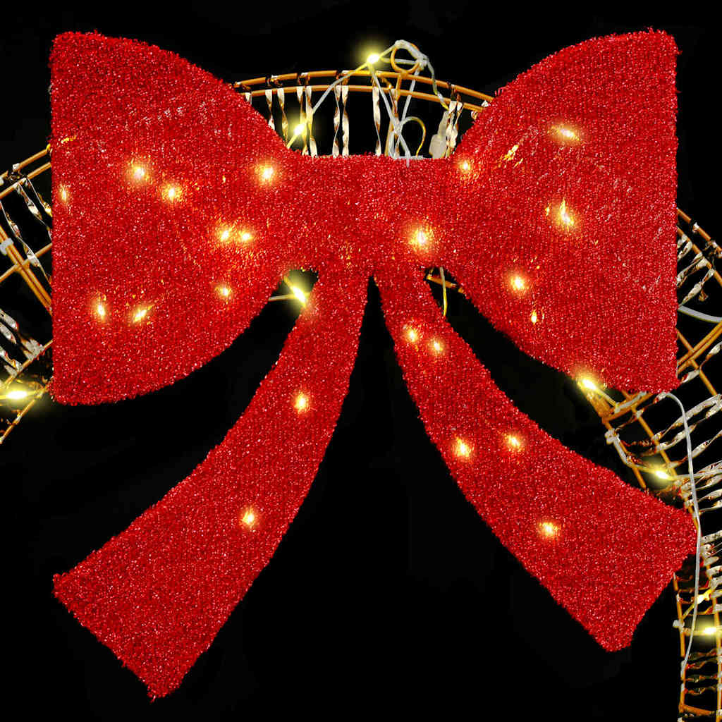 Krans met 80 LED Warmwit 90 cm PET