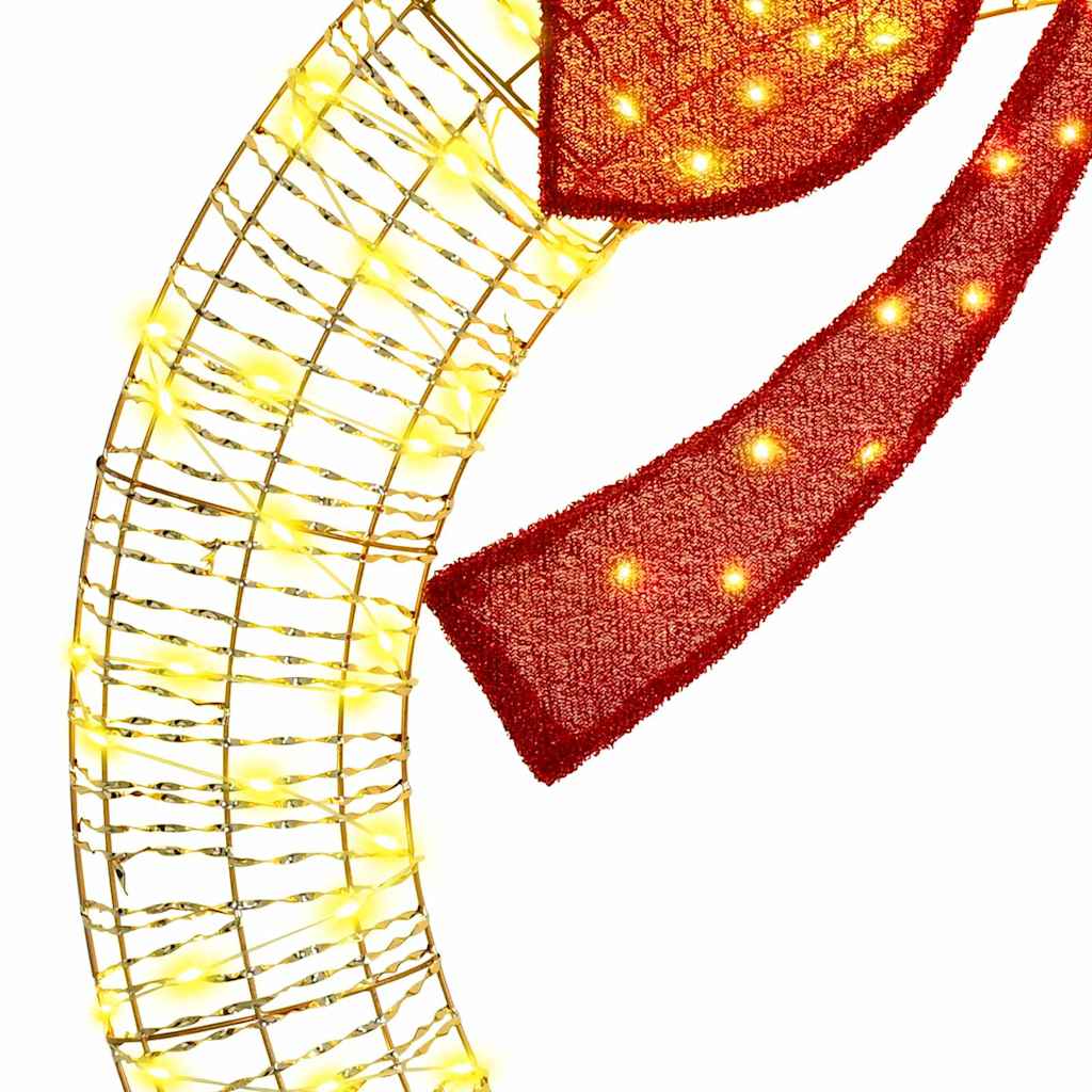 Krans met 150 LED Warmwit 120 cm PET