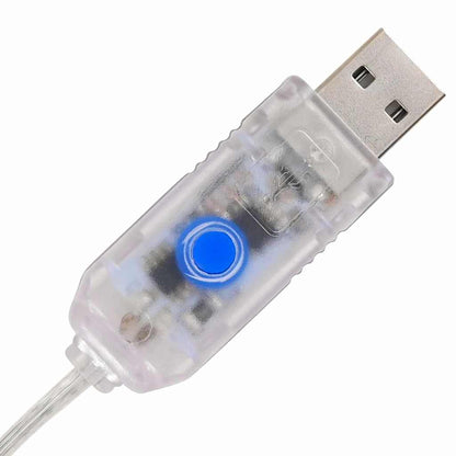 Kerstboom met 240 LED Koud Wit 180 cm Acryl