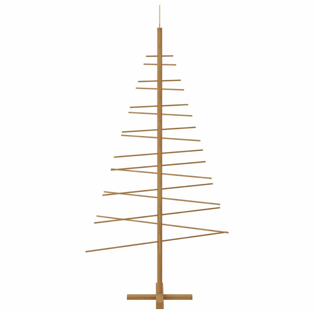 Houten kerstboom met standaard Bruin 180 cm Bamboe