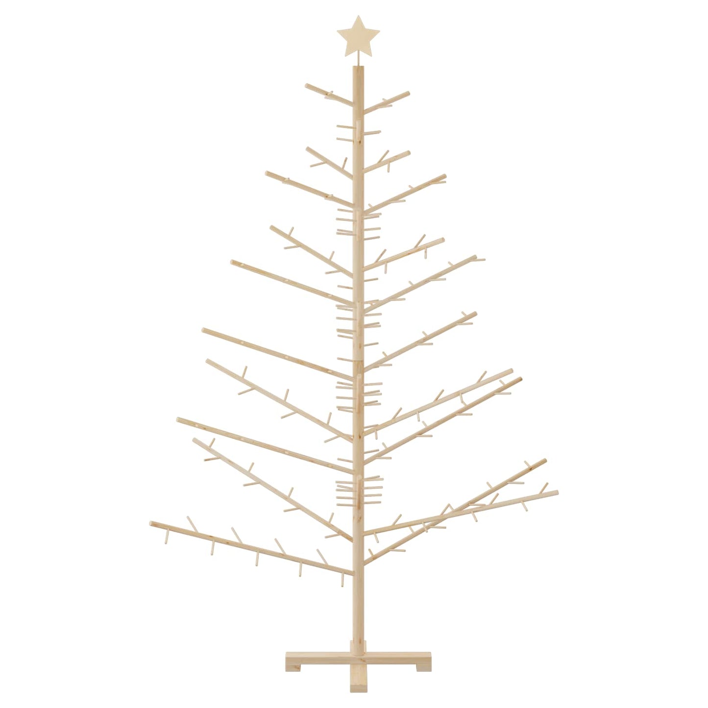 Houten kerstboom Naturel 180 cm Massief grenenhout