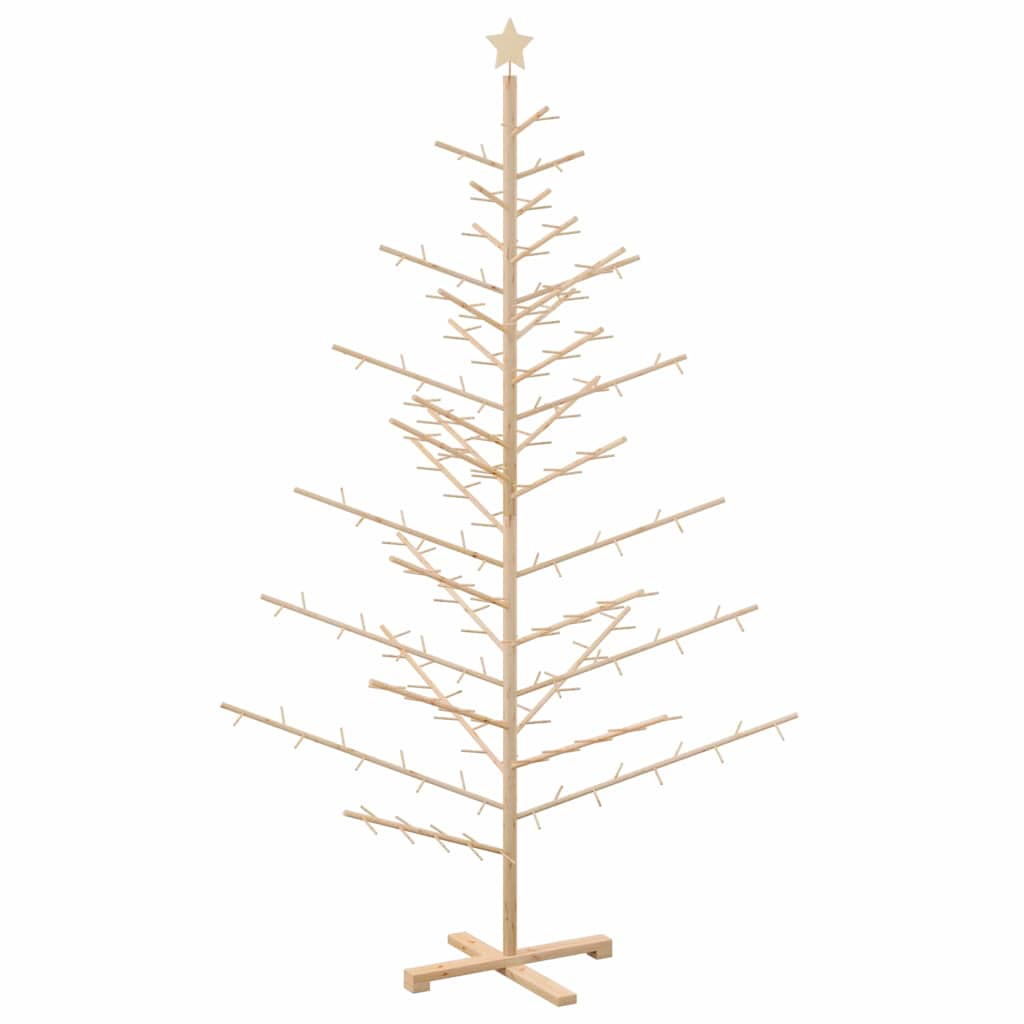 Houten kerstboom Naturel 210 cm Massief grenenhout