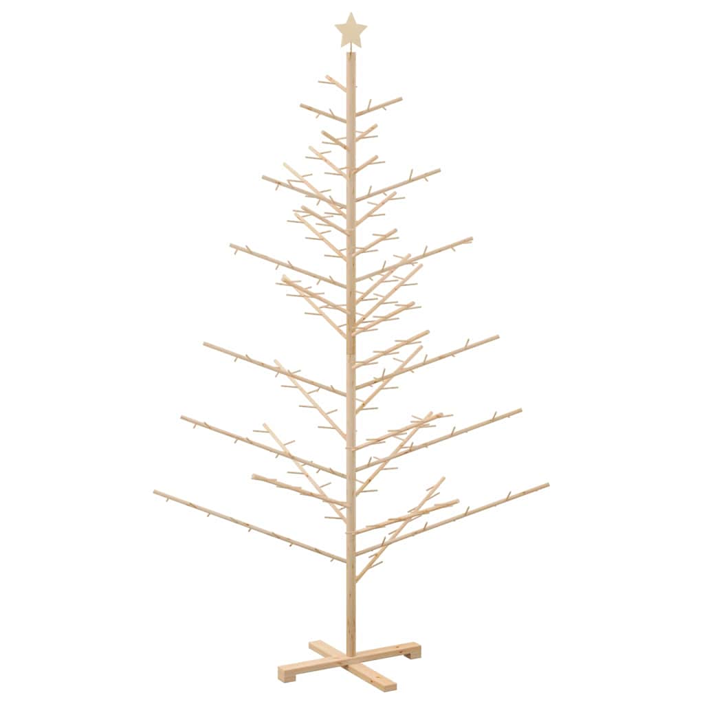 Houten kerstboom Naturel 210 cm Massief grenenhout