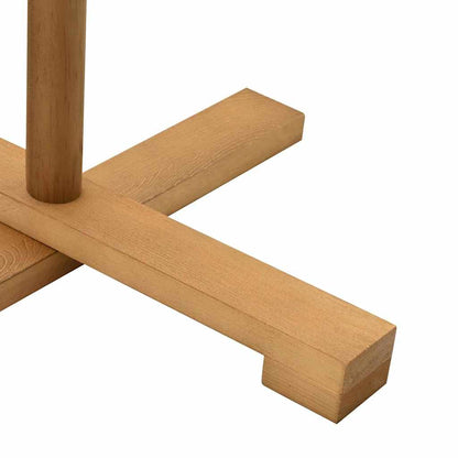 Houten kerstboom met standaard Bruin 75 cm Massief grenenhout