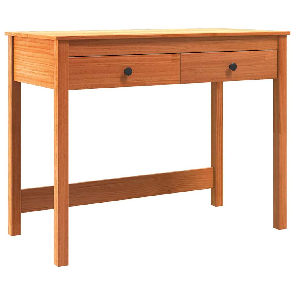 Bureau met lade Max Bruin 100 x 50 x 78 cm Massief grenenhout