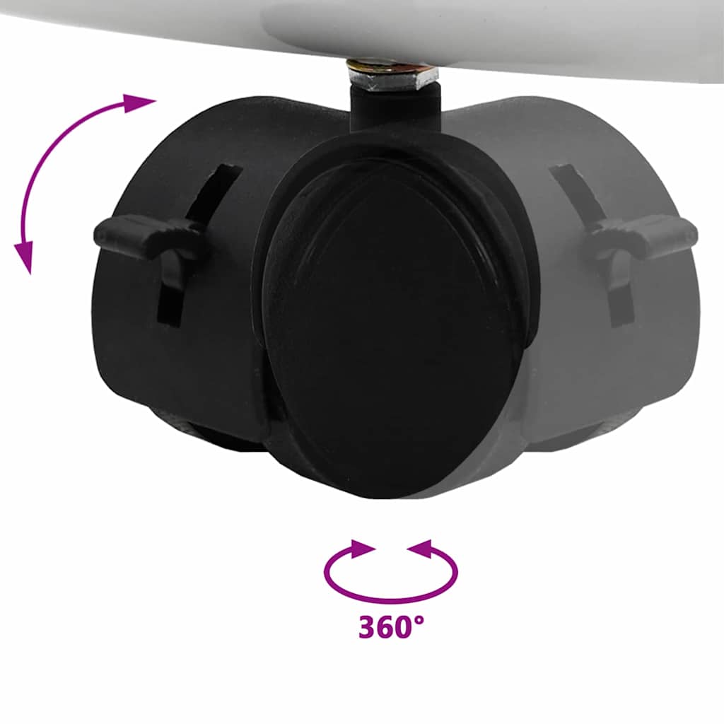 Magnetisch whiteboard Grijs en Wit 62 x 62.5 x 197 cm EPS