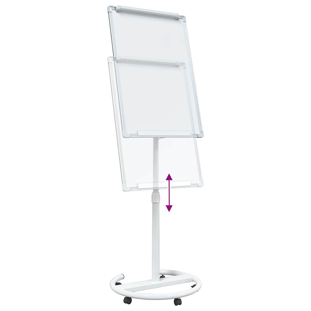 Magnetisch whiteboard Grijs en Wit 62 x 62.5 x 197 cm EPS