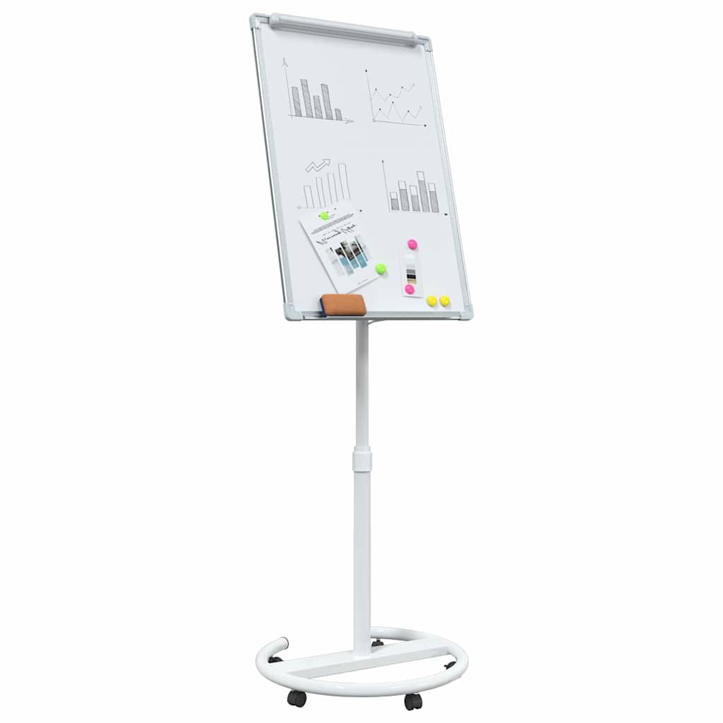 Magnetisch whiteboard Grijs en Wit 62 x 62.5 x 197 cm EPS