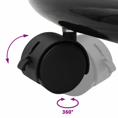 Magnetisch whiteboard Zwart en Wit 62 x 62.5 x 197 cm EPS