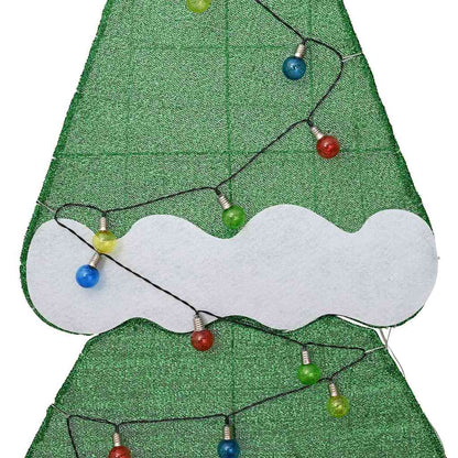 Verlichte Kerstboom met 3 Cadeau Dozen 2D Warm Wit 210 cm