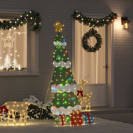 Verlichte Kerstboom met 3 Cadeau Dozen 2D Warm Wit 210 cm