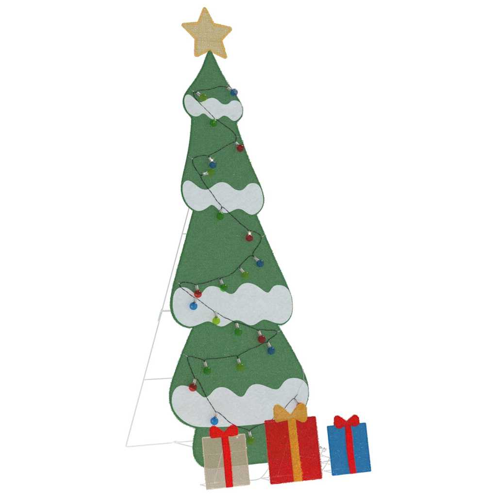 Verlichte Kerstboom met 3 Cadeau Dozen 2D Warm Wit 210 cm